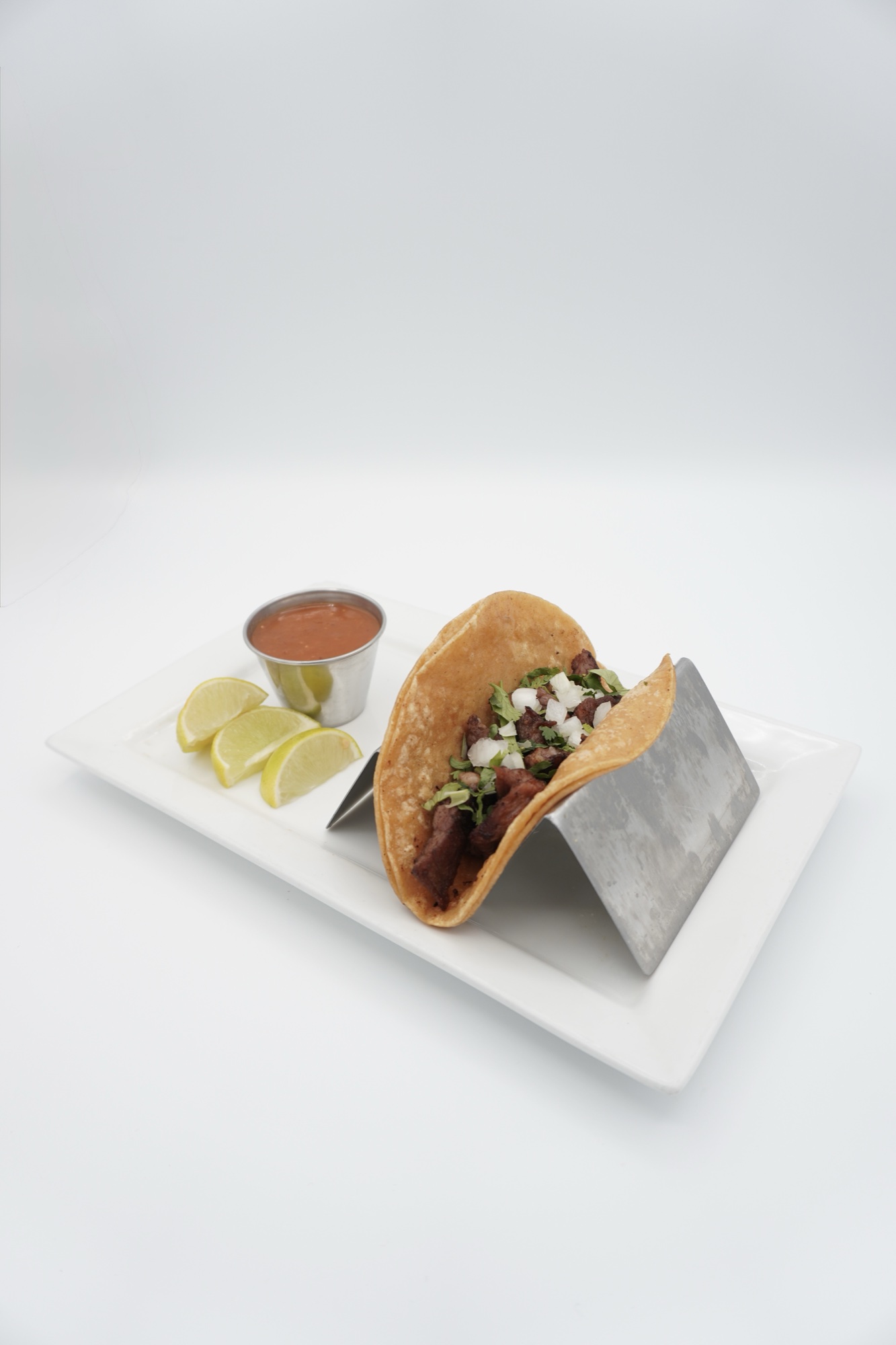 Studio birria taco photography