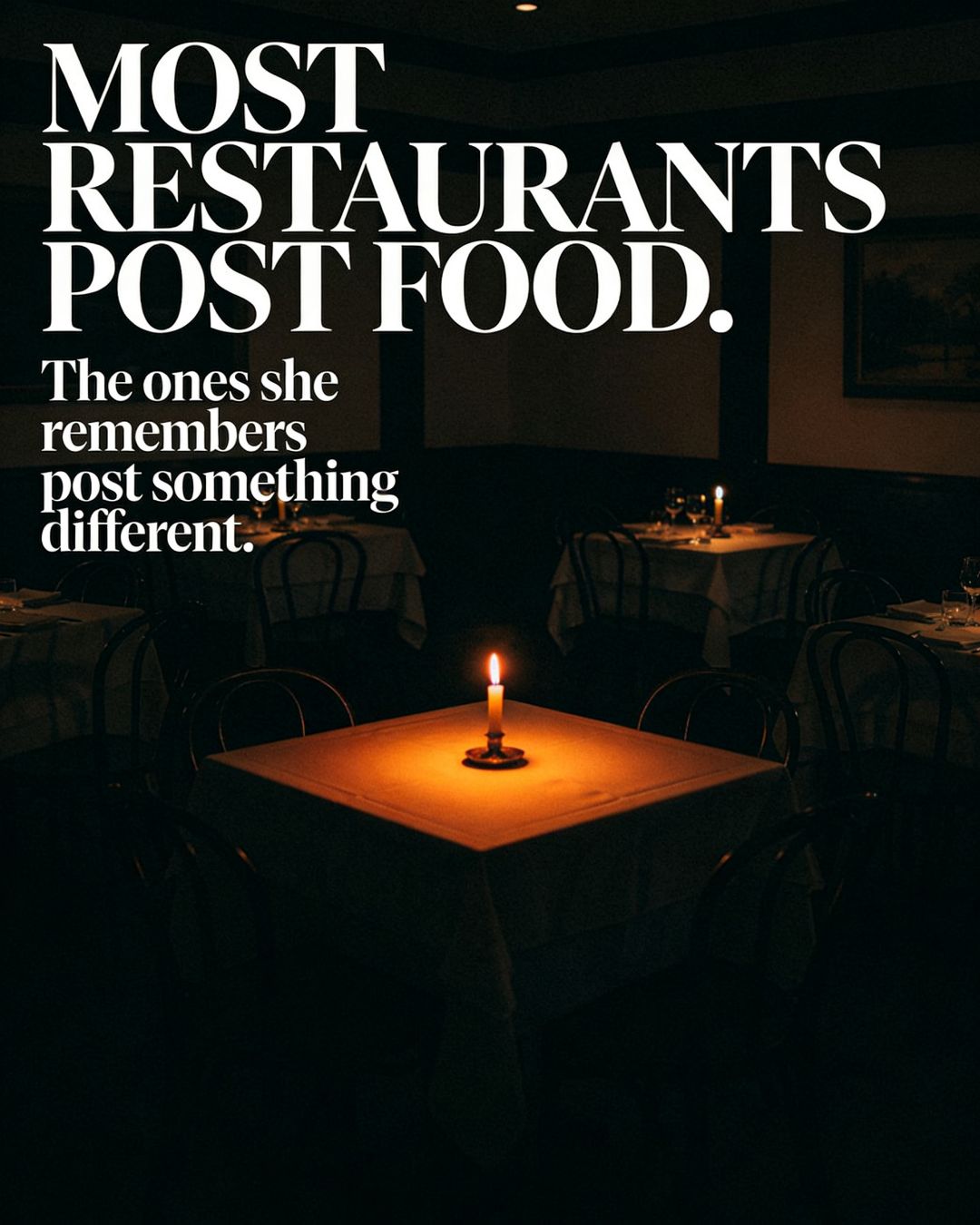 Restaurant brand storytelling — Future Marketing Studio social content strategy